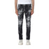DSQUARED2 Skater Jean Destroyed Paint Effect Black Jeans W28
