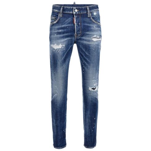 DSQUARED2 Super Twinky Jean Reinforced Worn Denim Wash Blue Jeans W30