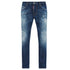 Dsquared2 Skater Jean Paint Splatter Blue Jeans W34 / 30L