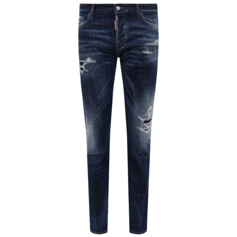 DSQUARED2 Slim Jean Faded Worn Wash Blue Jeans W36