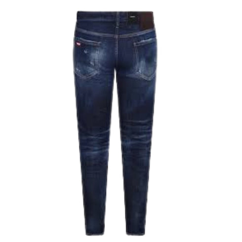 DSQUARED2 Slim Jean Faded Worn Wash Blue Jeans W36