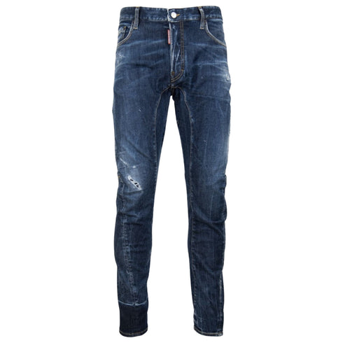 DSQUARED2 Tidy Biker Jean Lightly Worn Style Blue Jeans W30