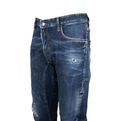 DSQUARED2 Tidy Biker Jean Lightly Worn Style Blue Jeans W30