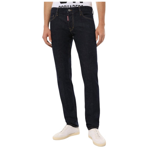 DSQUARED2 Slim Jean Dark Rinse Wash Blue Jeans W28