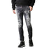 DSQUARED2 Super Twinky Jean Black Diamond Destroyed Wash Black Jeans W30