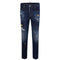 DSQUARED2 Skater Jean Dark Monster Maze Wash Blue Jeans W32
