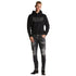 Dsquared2 Tidy Biker Jean Paint Splash Reinforced Ripped Black Jeans S74Lb1431 S30503 900 - Style Centre Wholesale