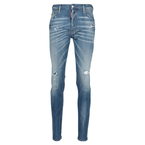 DSQUARED2 Cool Guy Jean Reinforced Distressed Effect Blue Jeans W28