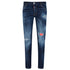 DSQUARED2 Sexy Twist Jean Worn Reinforced Wash Blue Jeans W30