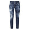 DSQUARED2 Skater Jean In Distressed Denim Jeans W32