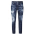 DSQUARED2 Skater Jean In Distressed Denim Jeans W32