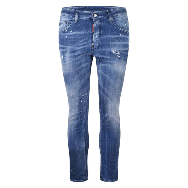 Dsquared2 Filo Wash Skater Jeans Navy Blue W26
