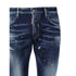 Dsquared2 Medium Easy Wash Skater Jeans Navy Blue W28