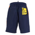 Dsquared2 Boxer Style Shorts Taped Hem Blue Denim Shorts W34
