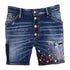 Dsquared2 Dan Commando Short Dark Blue Denim Shorts W34