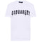 DSQUARED2 Dripping Spray Logo White T-Shirt XS