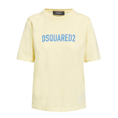 DSQUARED2 Eco Dyed Easy Yellow T-Shirt XS
