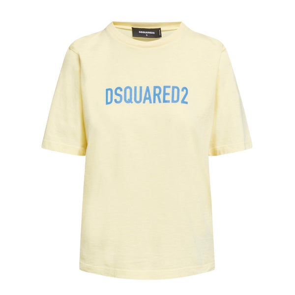 DSQUARED2 Eco Dyed Easy Yellow T-Shirt XS