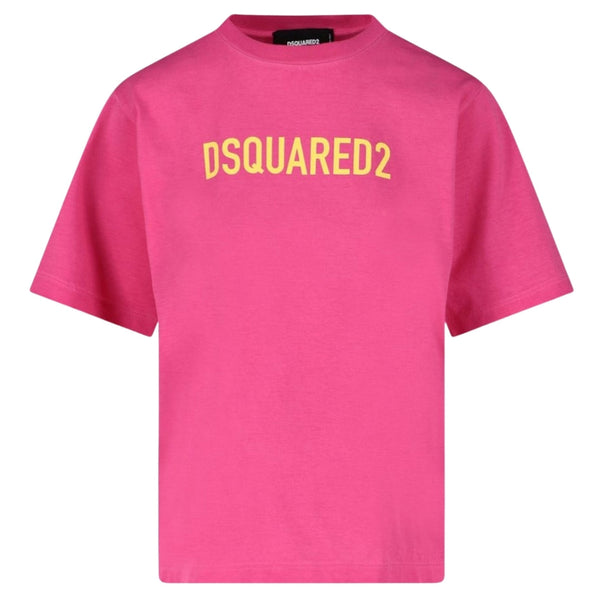 DSQUARED2 Eco Dyed Easy Hot Pink T-Shirt M
