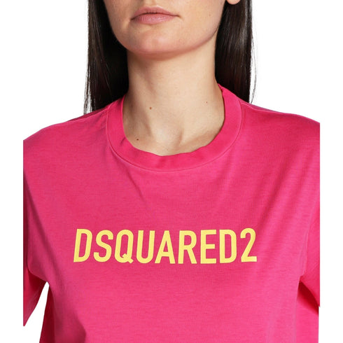 DSQUARED2 Eco Dyed Easy Hot Pink T-Shirt M