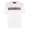 DSQUARED2 Logo Print Crew Neck White T-Shirt S