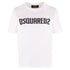DSQUARED2 Logo Print Crew Neck White T-Shirt S