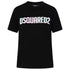 DSQUARED2 Logo Print Crew Neck Black T-Shirt XXS