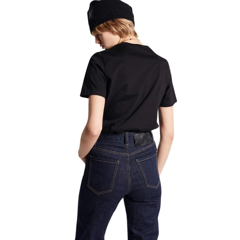 DSQUARED2 Logo Print Crew Neck Black T-Shirt XXS