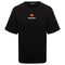 DSQUARED2 Pixel Leaf Logo Print Crew Neck Black T-Shirt XXS