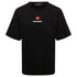 DSQUARED2 Pixel Leaf Logo Print Crew Neck Black T-Shirt XXS