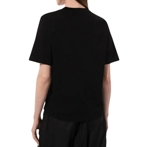 DSQUARED2 Pixel Leaf Logo Print Crew Neck Black T-Shirt XXS