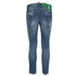 Dsquared2 Skater Jean Green Badge Blue Denim Pants S78LB0057 S30817 SKATER JEAN 470