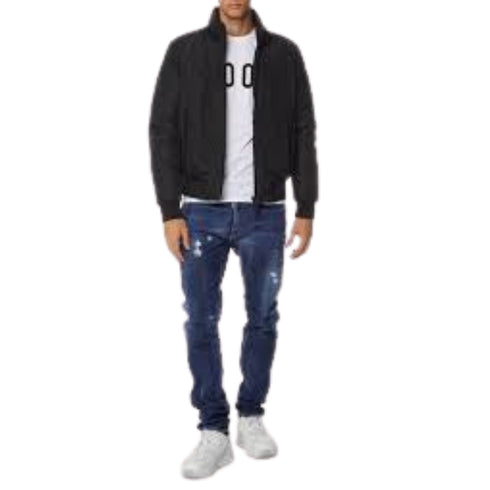 DSQUARED2 Icon Padded Bomber Black Jacket W34