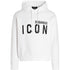 Dsquared2 Cool Fit Large Icon Logo White Hoodie XXXL