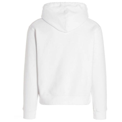 Dsquared2 Cool Fit Large Icon Logo White Hoodie XXXL