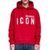 Dsquared2 Cool Fit Large Icon Logo Red Hoodie XS