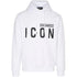 Dsquared2 Regular Fit Icon Logo White Hoodie S