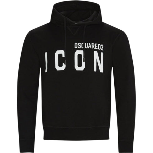 Dsquared2 Cool Fit Large Icon Logo Black Hoodie XL