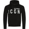 Dsquared2 Cool Fit Large Icon Logo Black Hoodie XL