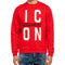 Dsquared2 Block Icon Logo Cool Fit Red Sweatshirt XS