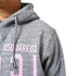 DSQUARED2 Pink Icon Cracked Logo Grey Hoodie XXL