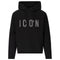 Dsquared2 Studded Icon Logo Black Hoodie S