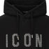 Dsquared2 Studded Icon Logo Black Hoodie S