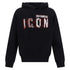 DSQUARED2 Icon Scribble Logo Cool Fit Black Hoodie M