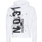 Dsquared2 Cool Fit Icon Splash Logo White Hoodie L