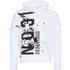Dsquared2 Cool Fit Icon Splash Logo White Hoodie L