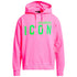 DSQUARED2 Icon Regular Fit Pink Hoodie L