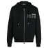 DSQUARED2 Icon Outline Logo Zip Black Hoodie S
