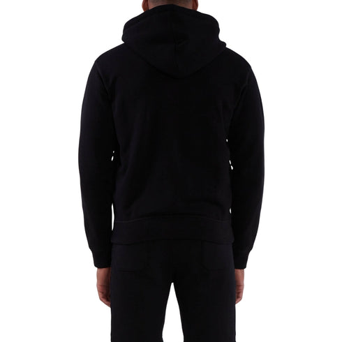 DSQUARED2 Icon Outline Logo Zip Black Hoodie S