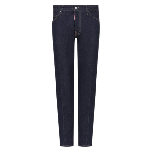 DSQUARED2 Cool Guy Jeans Icon Print Pocket Dark Wash Blue Jeans W30